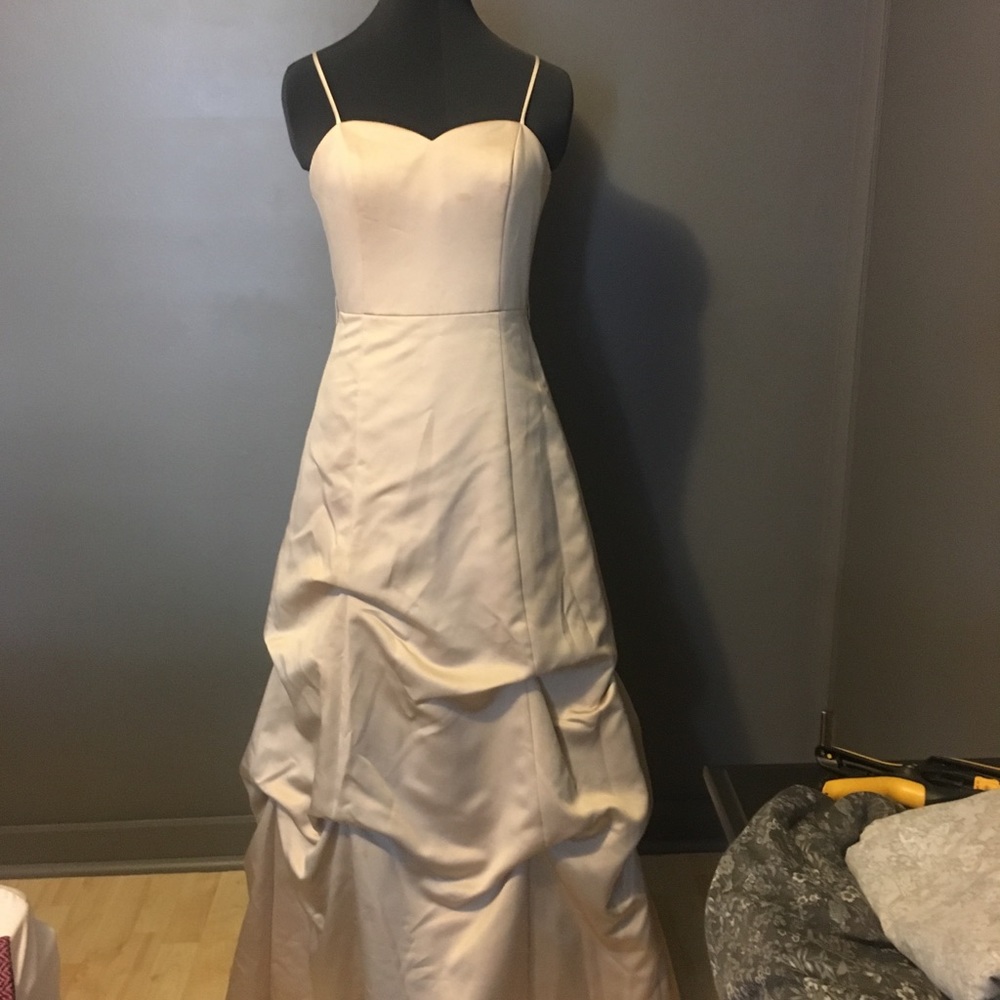 Formal dress. Off white.